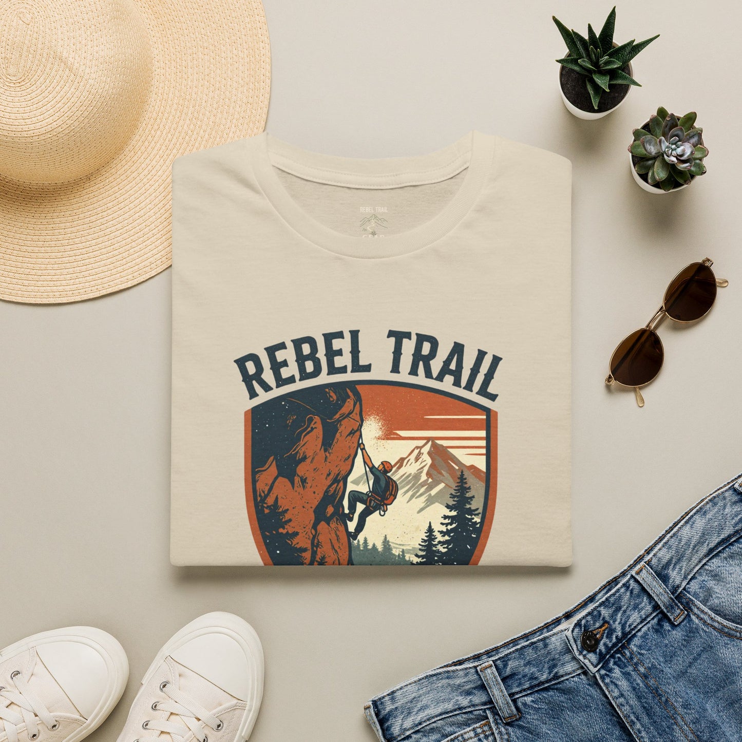 Rebel Trail T-Shirt — Grip & Grit Mountain Adventure Tee
