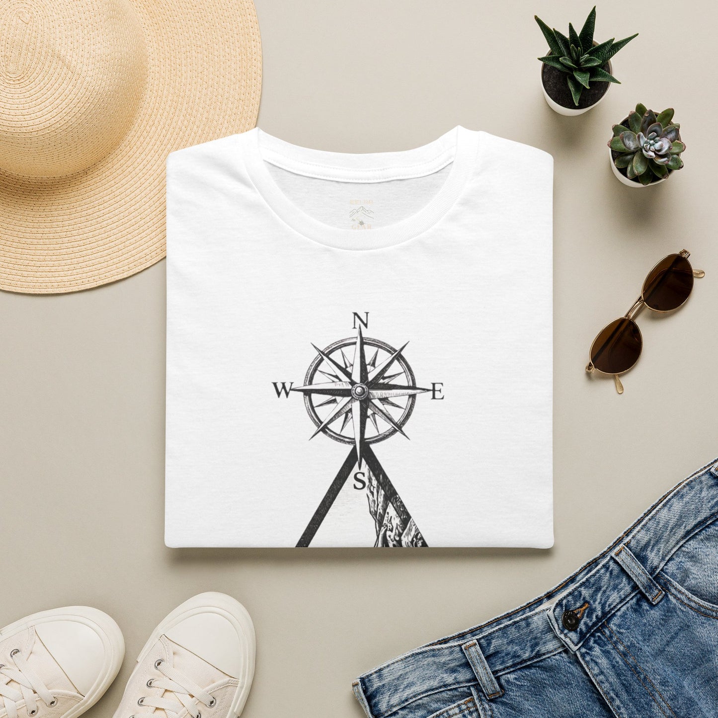 Rock Climbing Compass T-Shirt