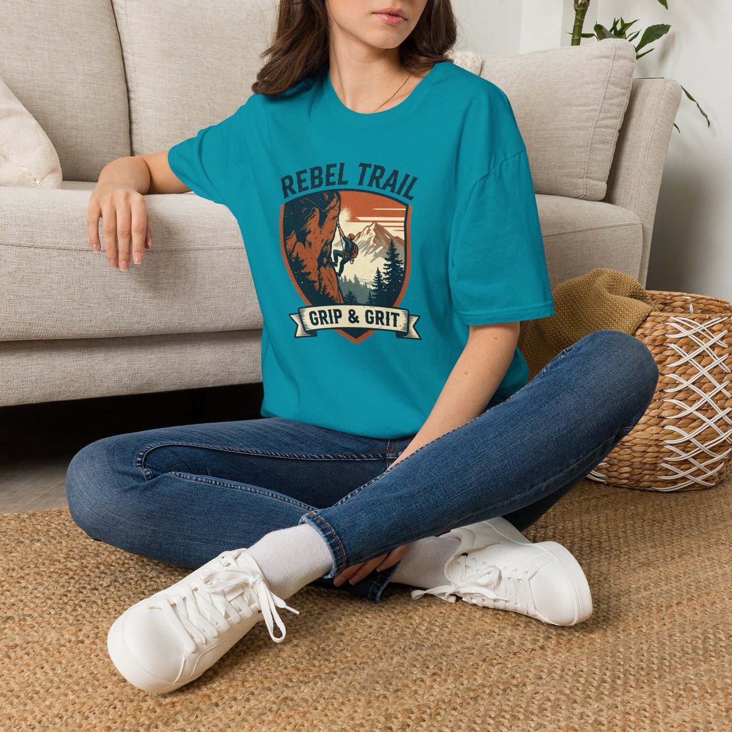 Rebel Trail T-Shirt — Grip & Grit Mountain Adventure Tee
