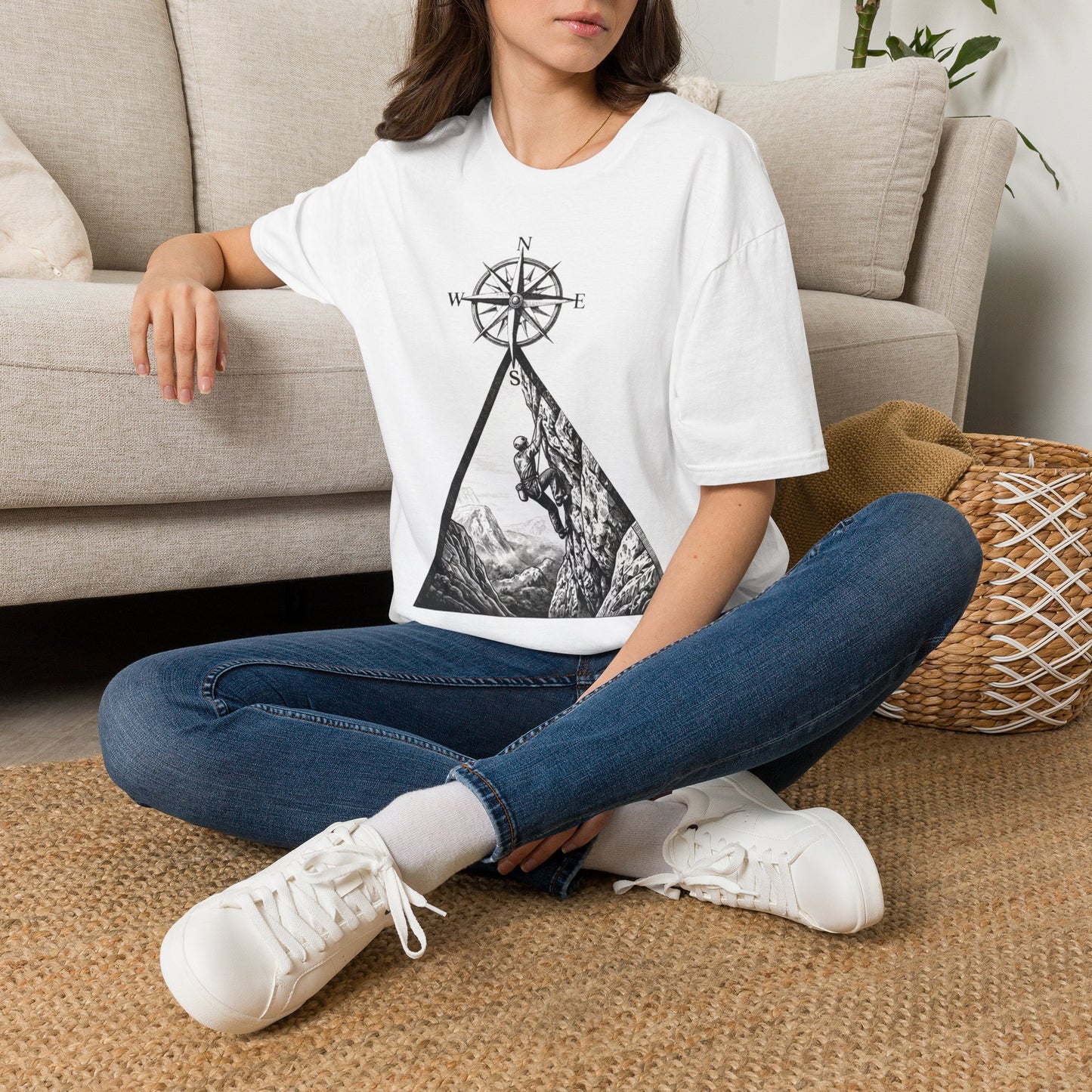 Rock Climbing Compass T-Shirt