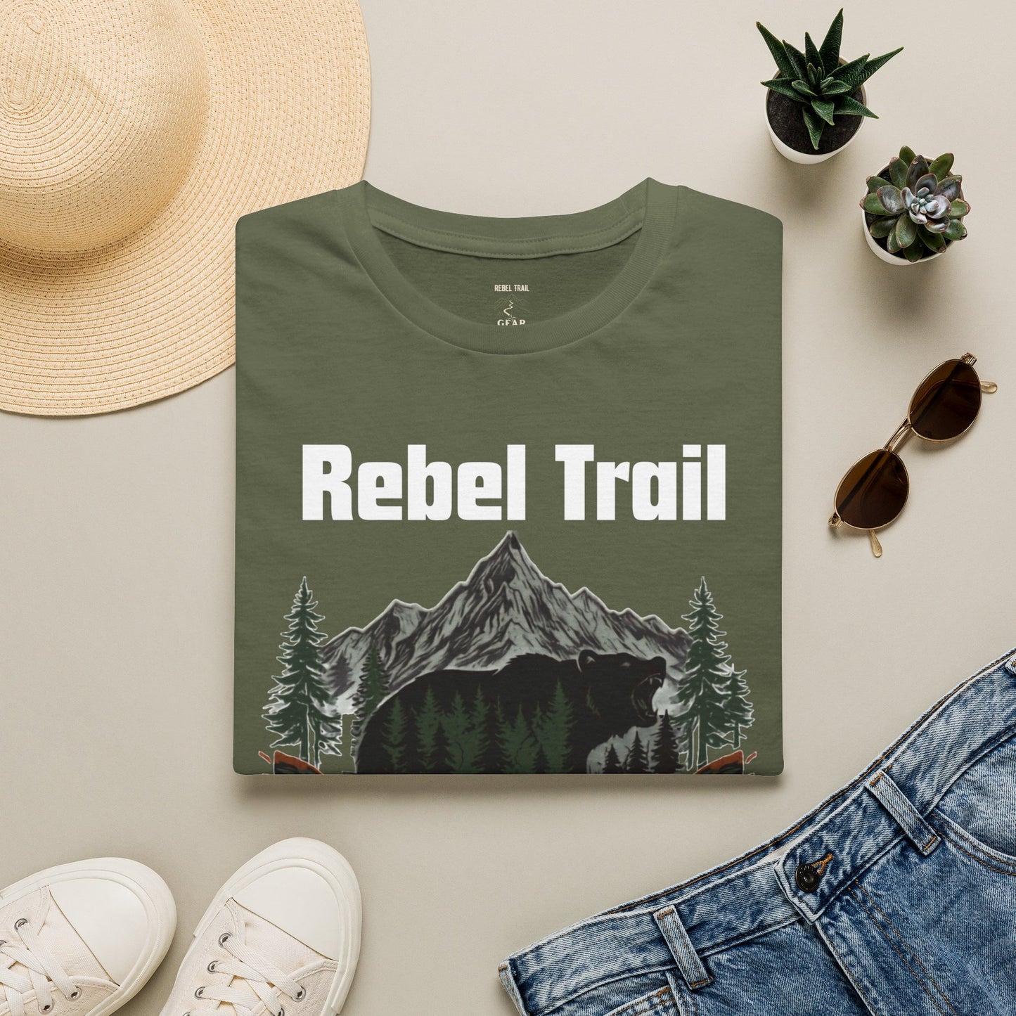 Special Edition - Rebel Trail T‑Shirt — Mountain Bear Forest Adventure Graphic Tee