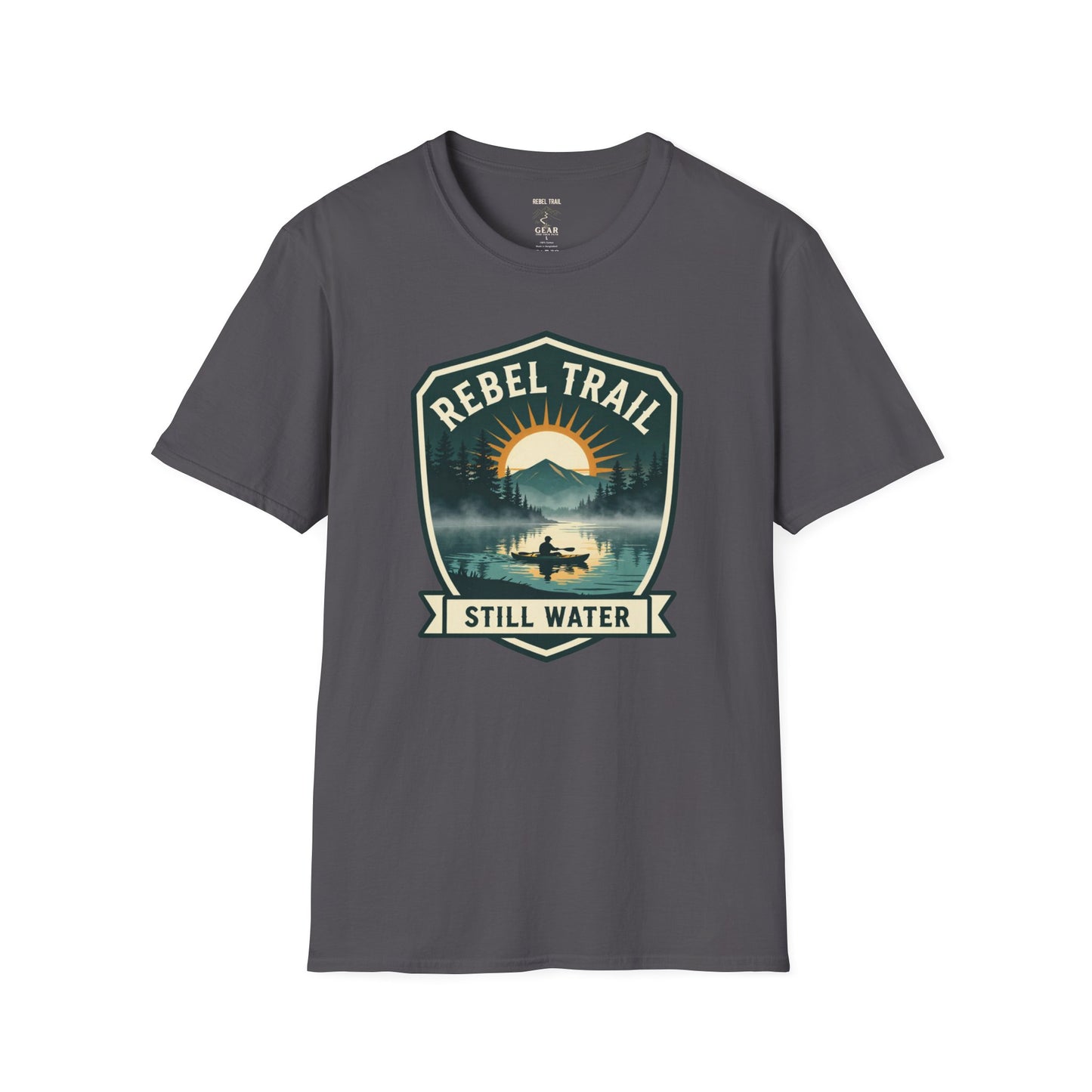 Rebel Trail Still Water T-Shirt — Outdoor Adventure Graphic Tee