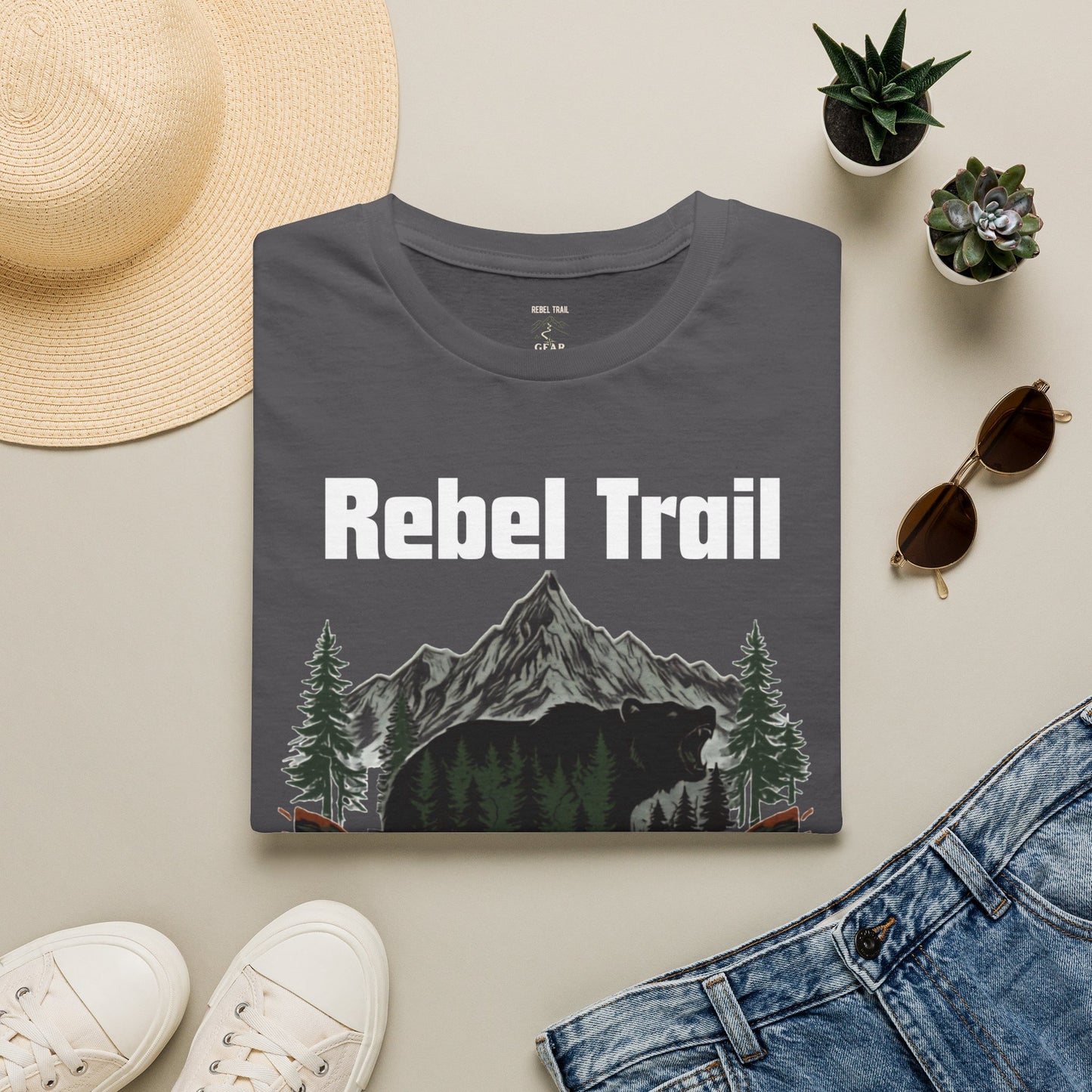 Special Edition - Rebel Trail T‑Shirt — Mountain Bear Forest Adventure Graphic Tee