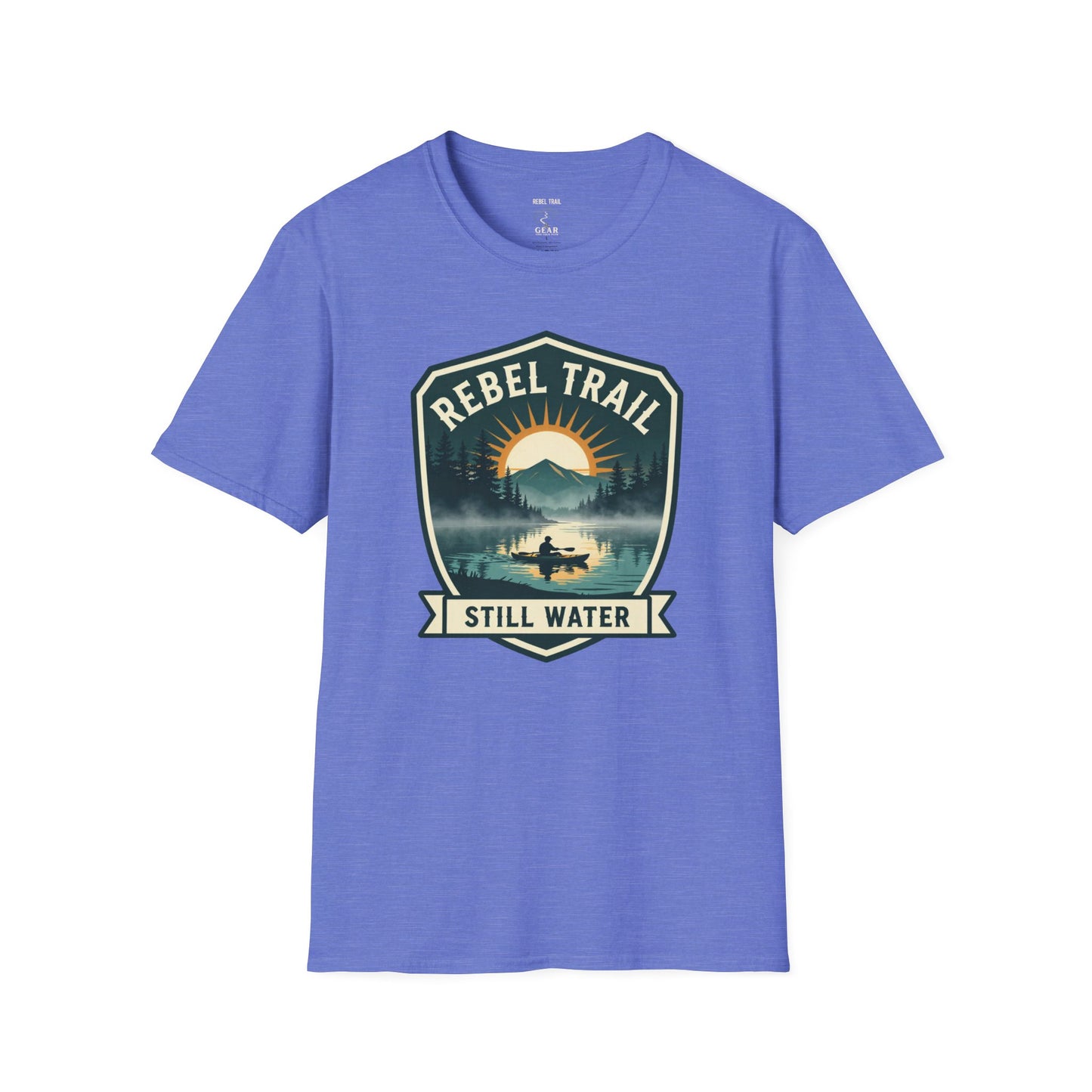 Rebel Trail Still Water T-Shirt — Outdoor Adventure Graphic Tee