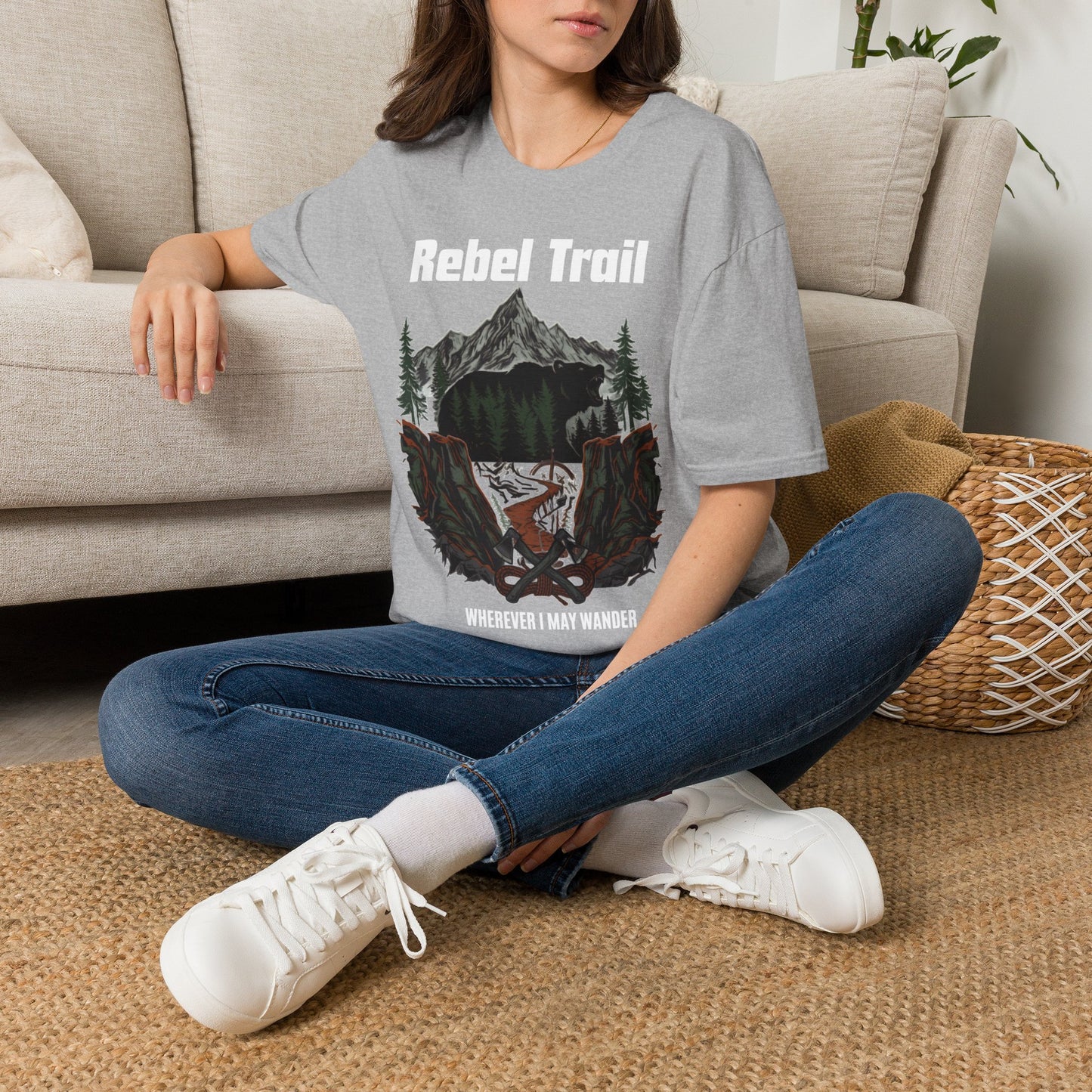 Special Edition - Rebel Trail T‑Shirt — Mountain Bear Forest Adventure Graphic Tee