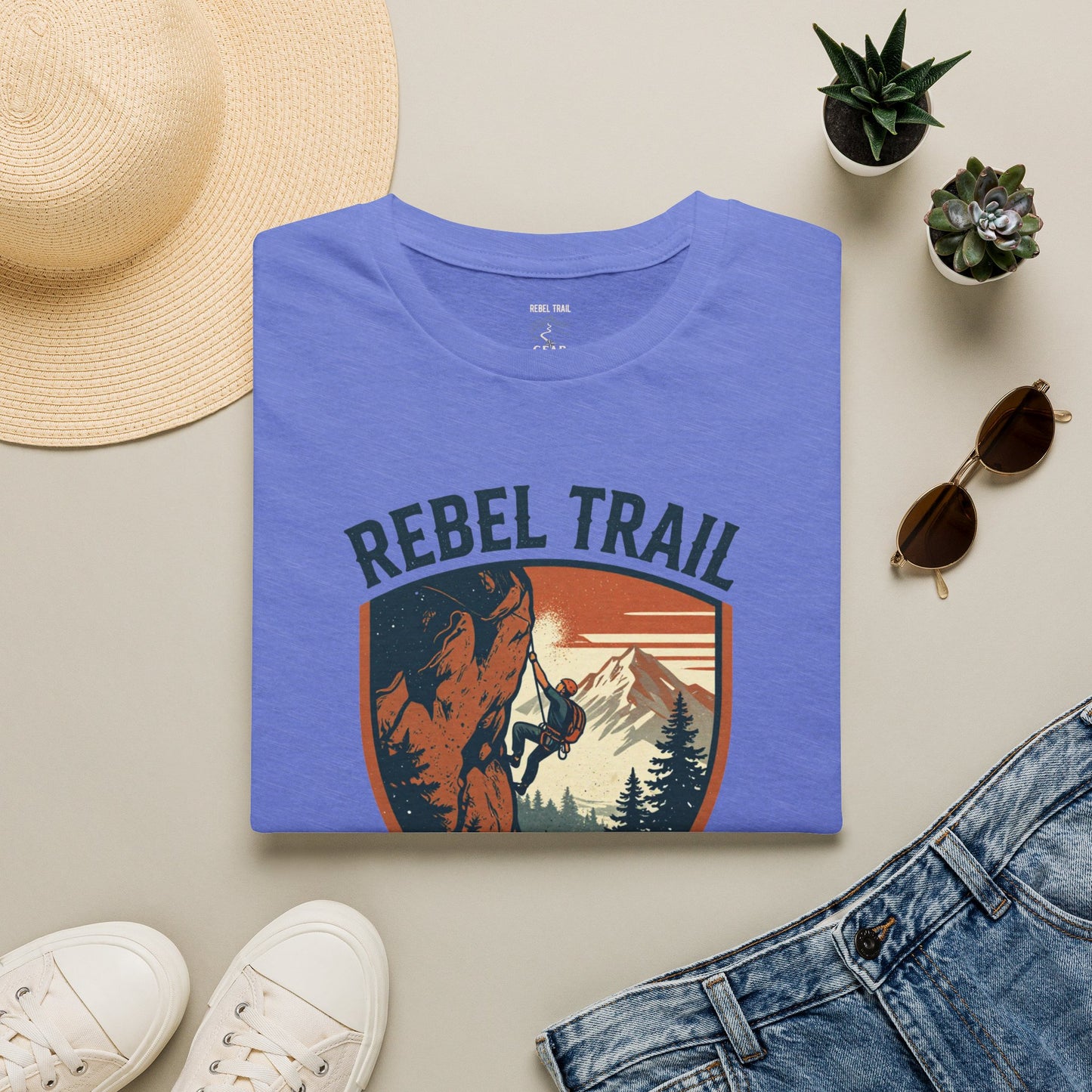 Rebel Trail T-Shirt — Grip & Grit Mountain Adventure Tee