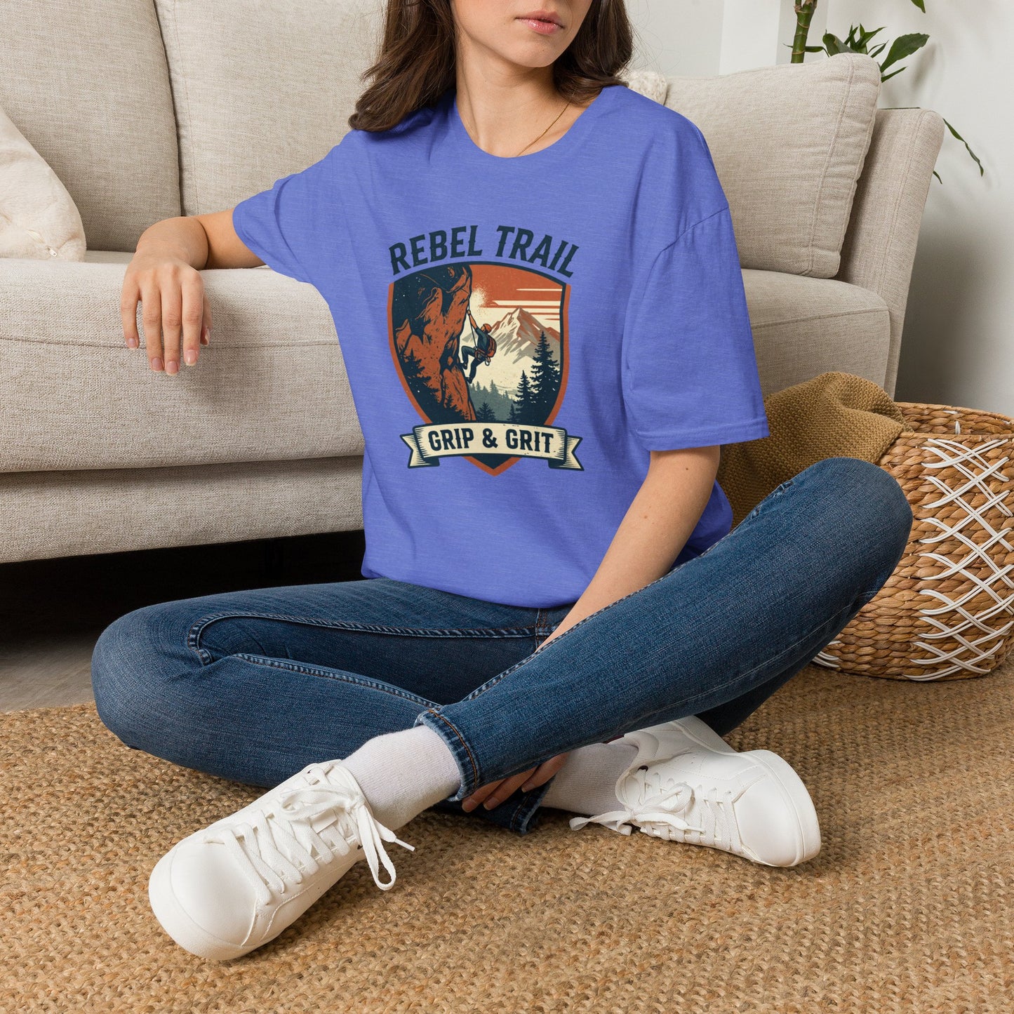 Rebel Trail T-Shirt — Grip & Grit Mountain Adventure Tee