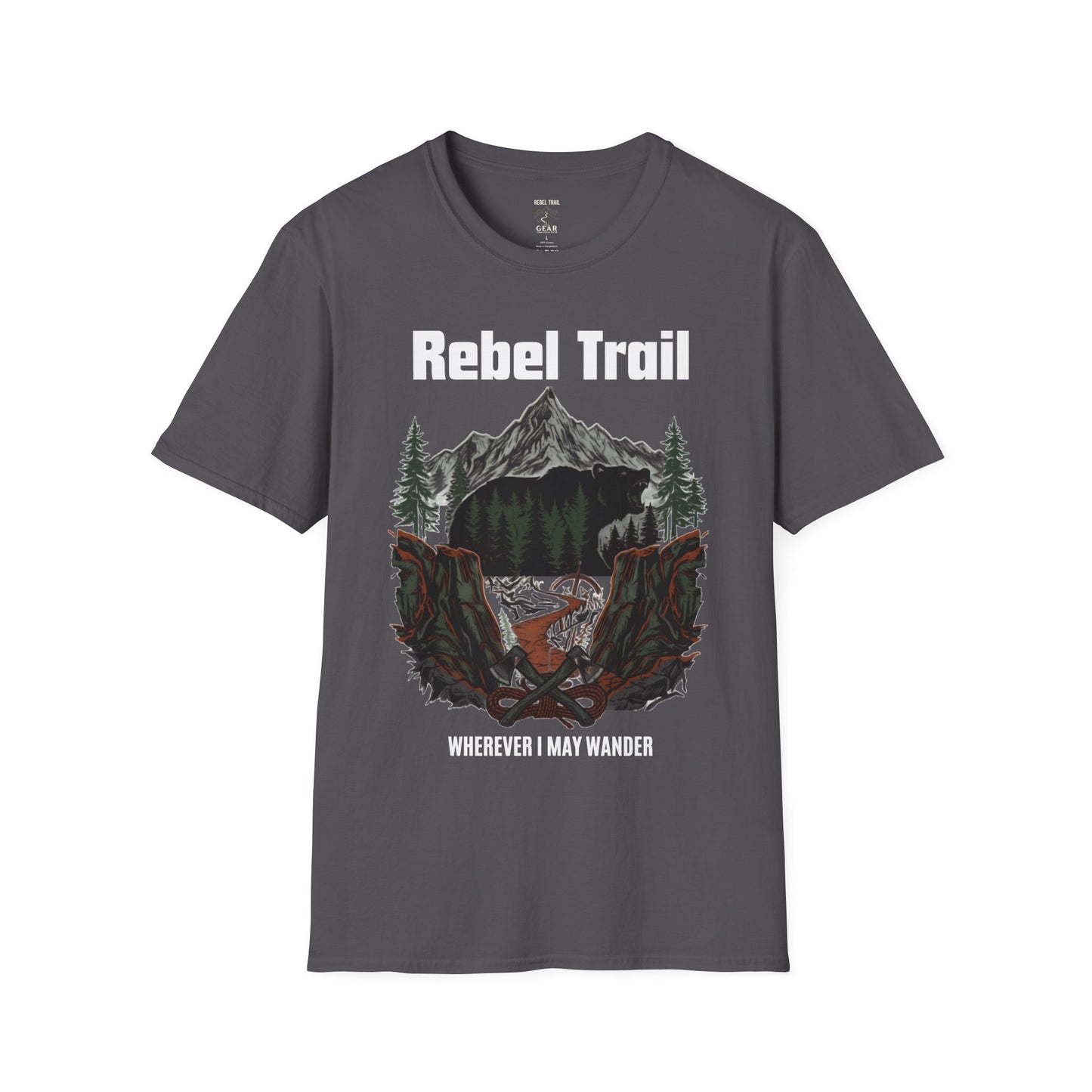 Special Edition - Rebel Trail T‑Shirt — Mountain Bear Forest Adventure Graphic Tee
