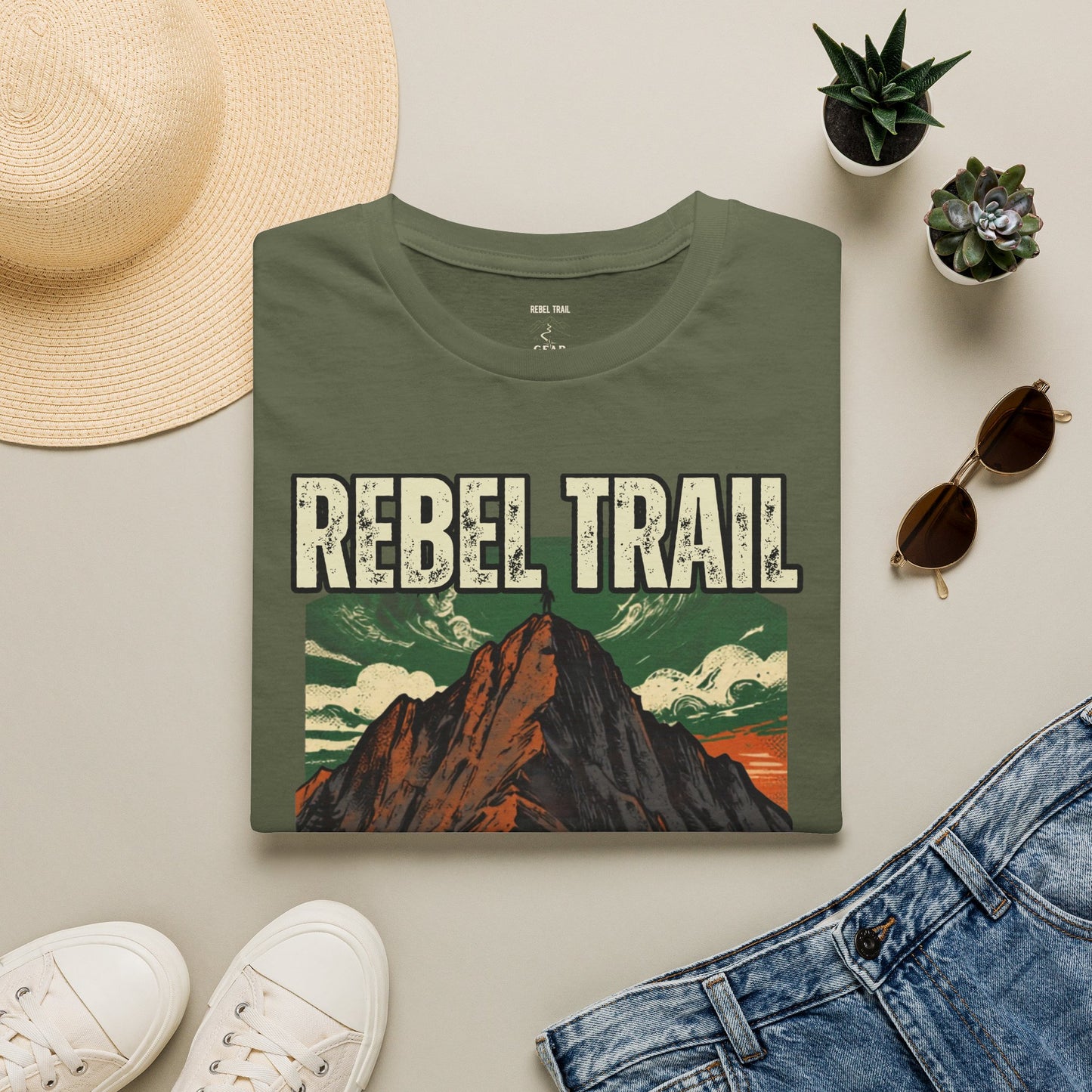 Special Edition - Rebel Trail Mountain Tee — Vintage Outdoor Adventure Shirt