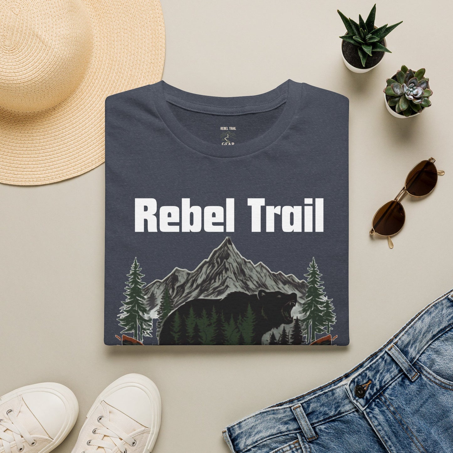 Special Edition - Rebel Trail T‑Shirt — Mountain Bear Forest Adventure Graphic Tee
