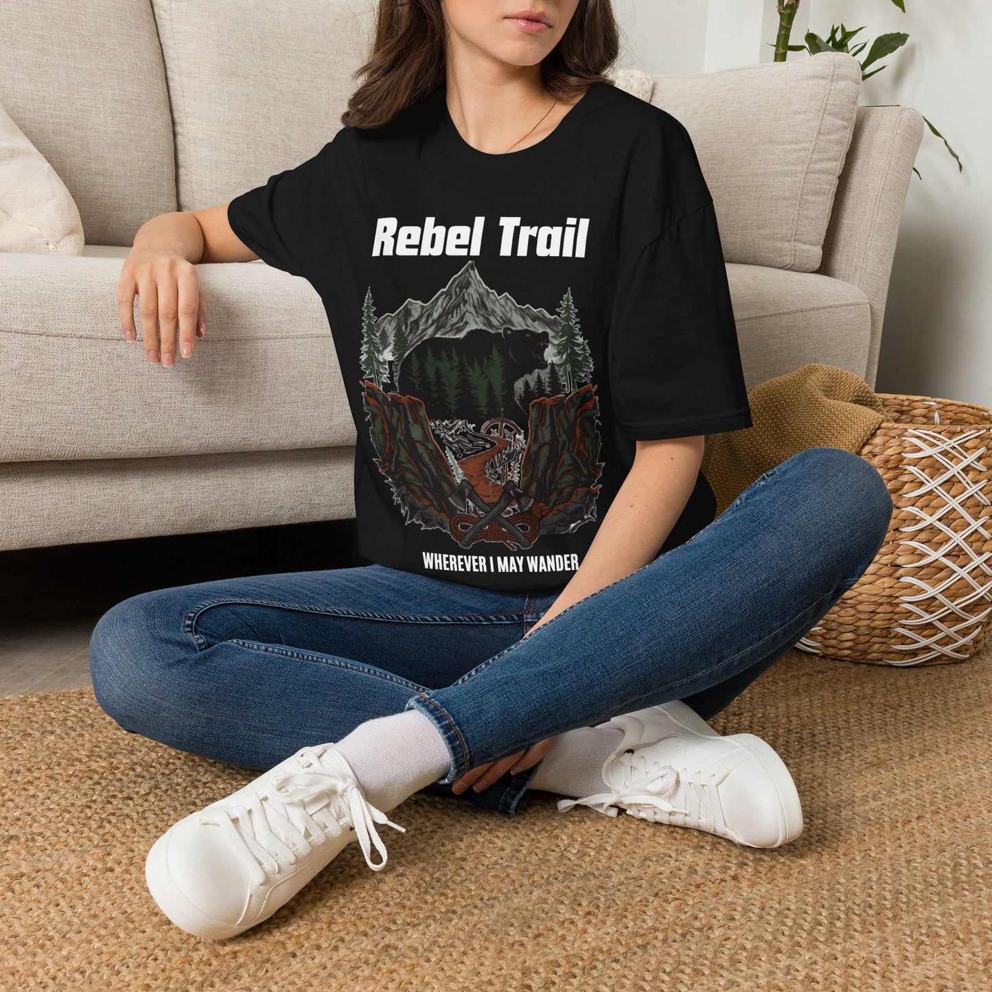 Special Edition - Rebel Trail T‑Shirt — Mountain Bear Forest Adventure Graphic Tee