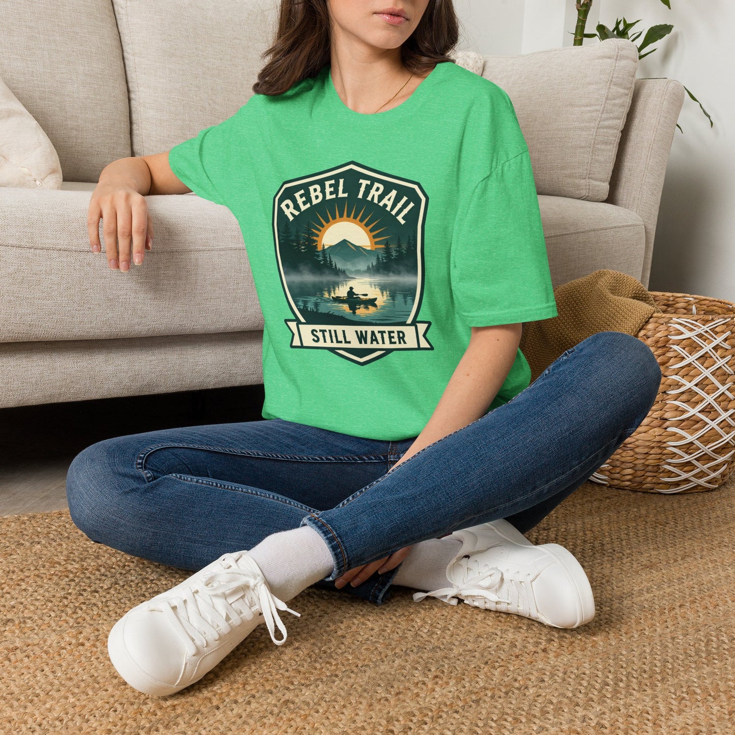 Rebel Trail Still Water T-Shirt — Outdoor Adventure Graphic Tee