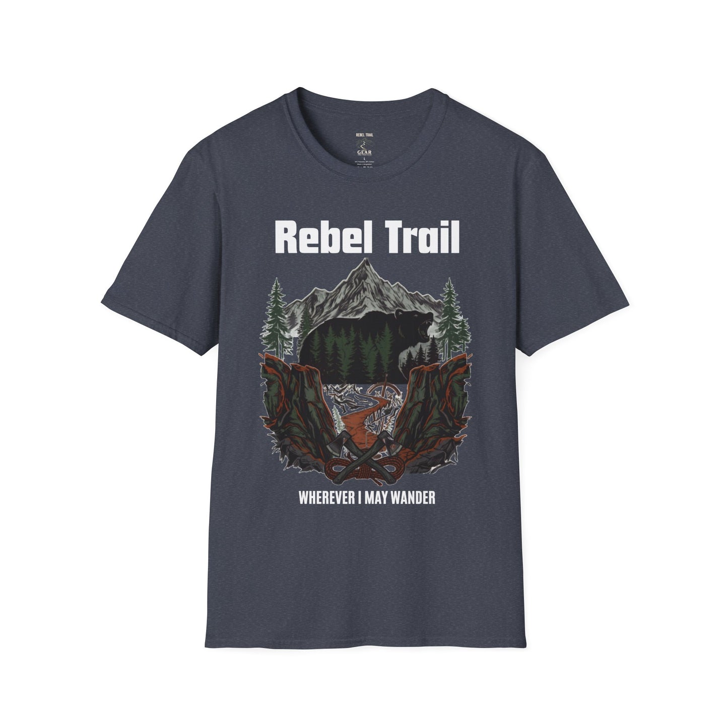 Special Edition - Rebel Trail T‑Shirt — Mountain Bear Forest Adventure Graphic Tee