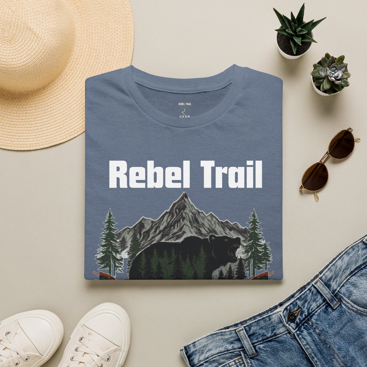 Special Edition - Rebel Trail T‑Shirt — Mountain Bear Forest Adventure Graphic Tee
