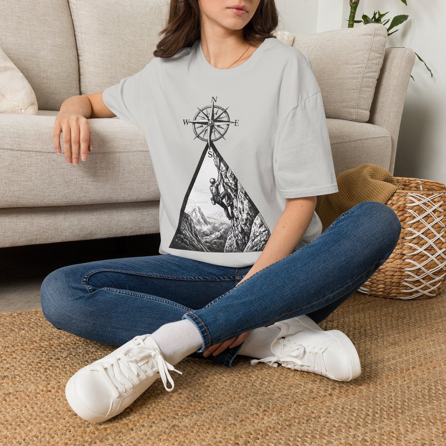 Rock Climbing Compass T-Shirt