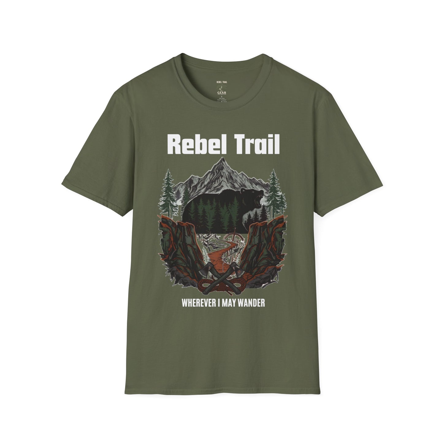 Special Edition - Rebel Trail T‑Shirt — Mountain Bear Forest Adventure Graphic Tee
