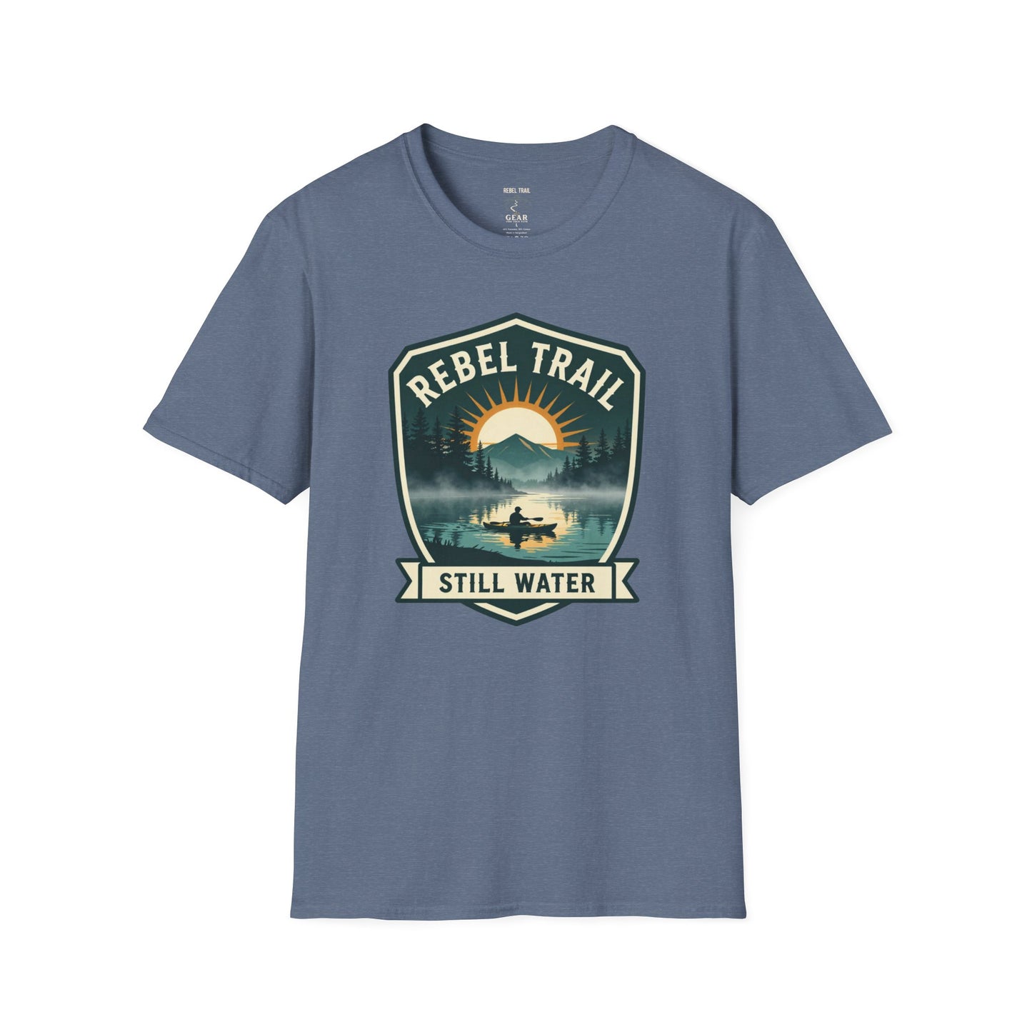Rebel Trail Still Water T-Shirt — Outdoor Adventure Graphic Tee