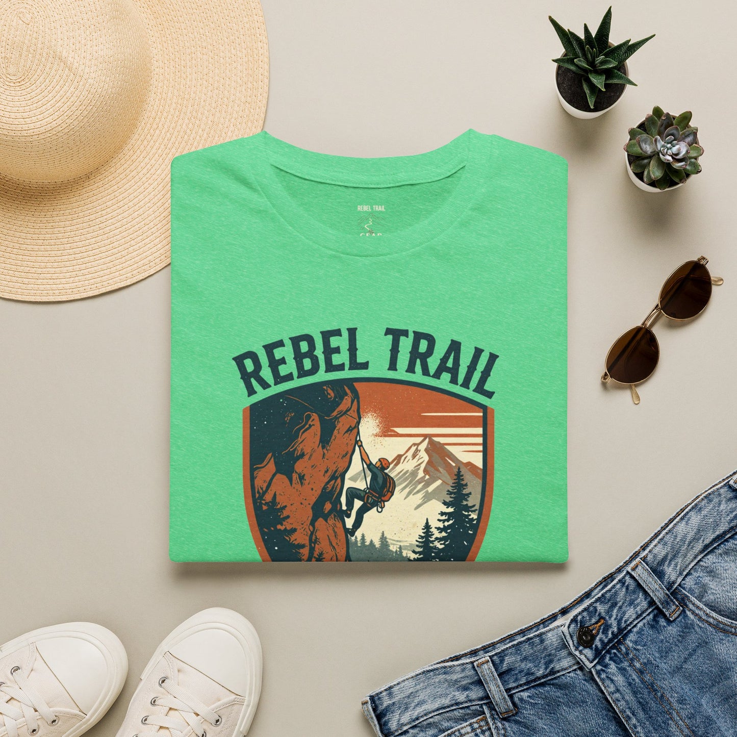 Rebel Trail T-Shirt — Grip & Grit Mountain Adventure Tee