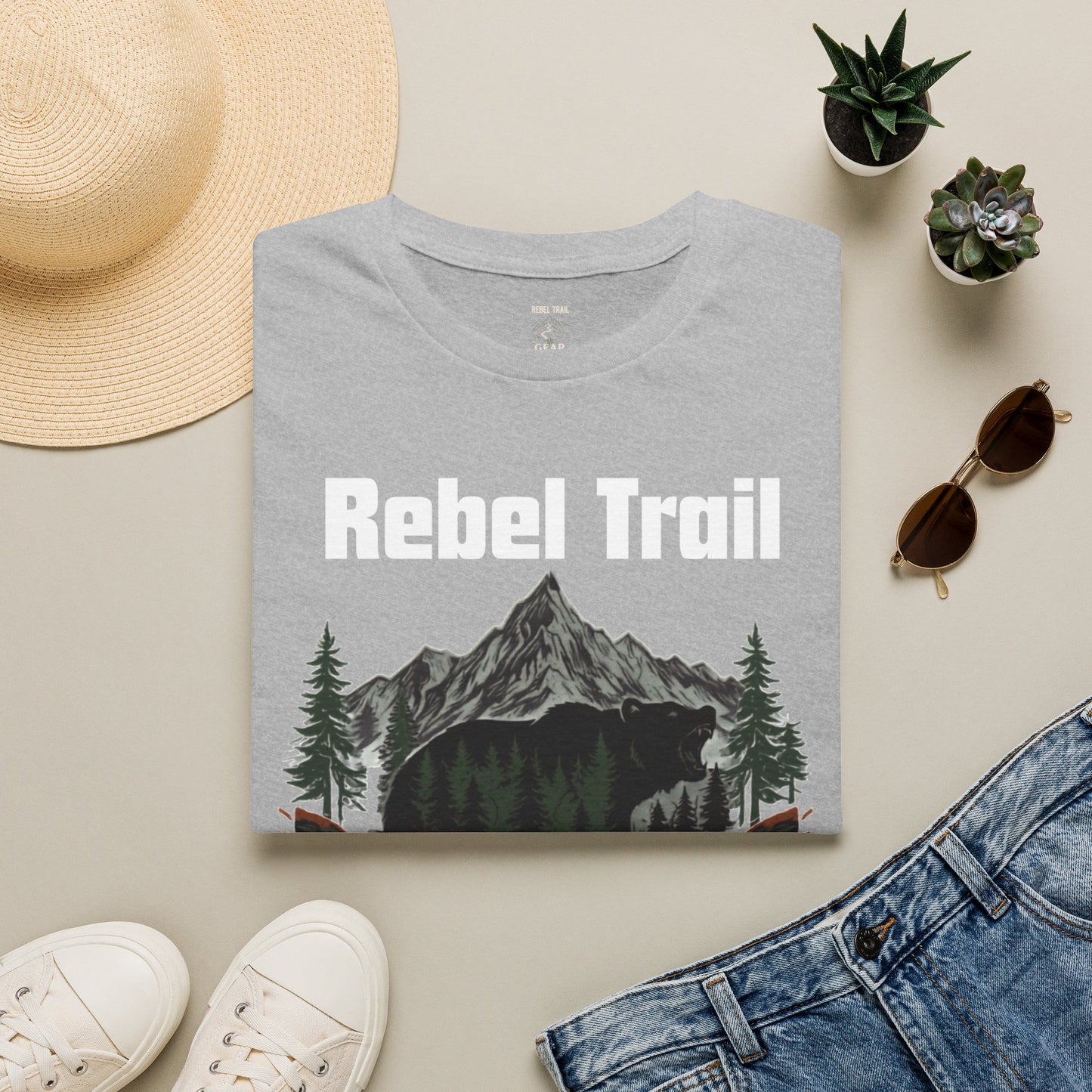 Special Edition - Rebel Trail T‑Shirt — Mountain Bear Forest Adventure Graphic Tee