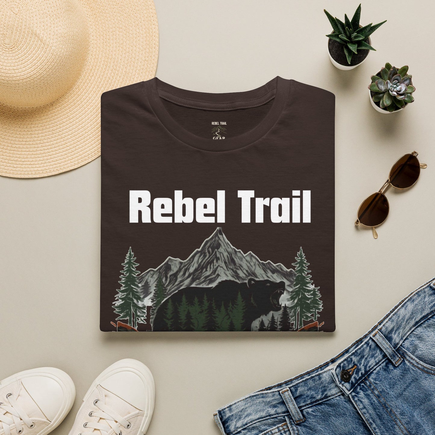 Special Edition - Rebel Trail T‑Shirt — Mountain Bear Forest Adventure Graphic Tee