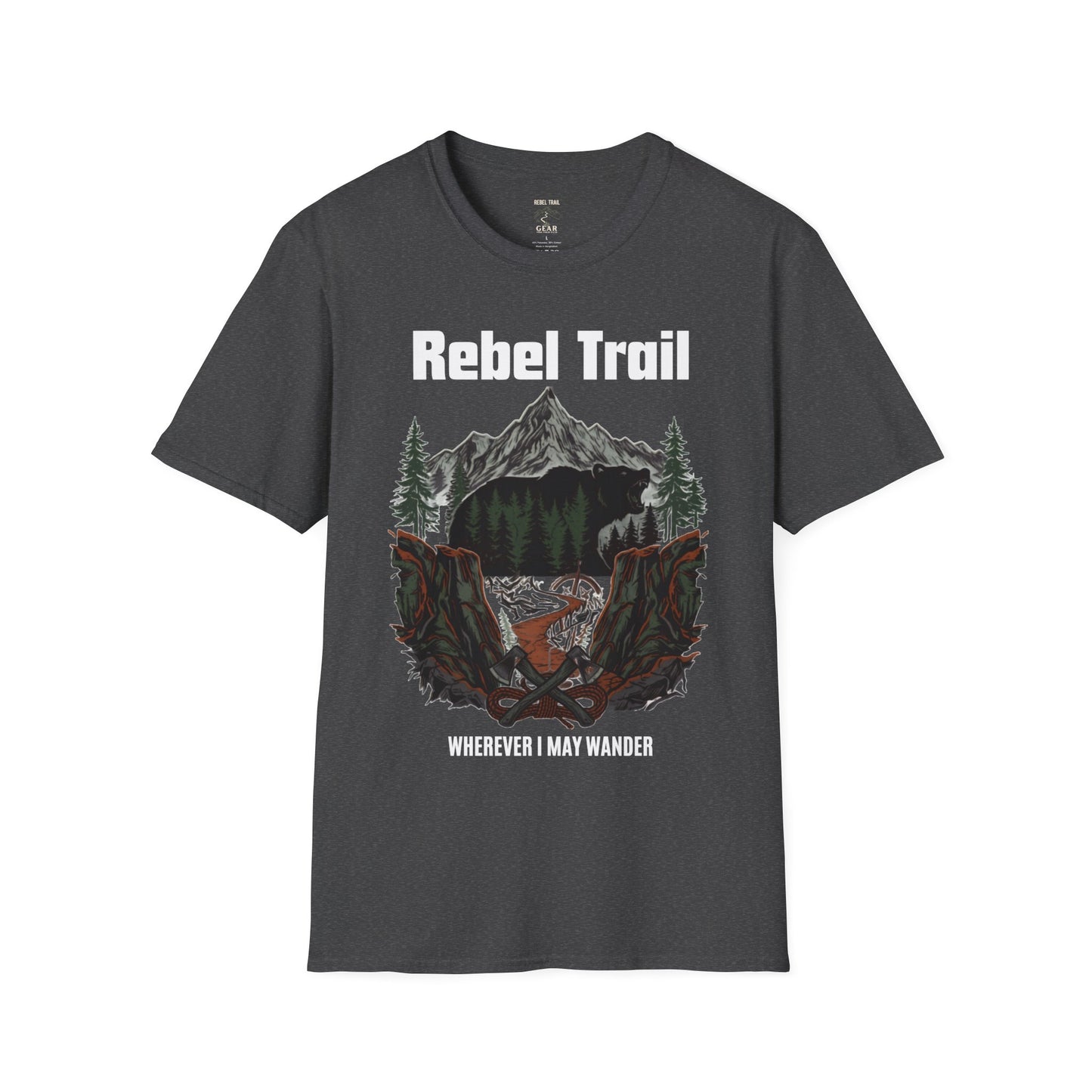 Special Edition - Rebel Trail T‑Shirt — Mountain Bear Forest Adventure Graphic Tee
