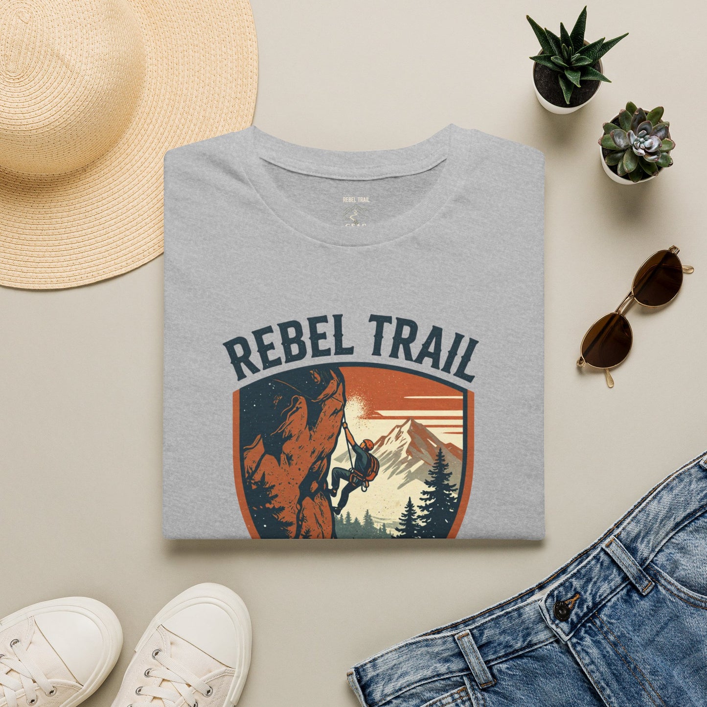 Rebel Trail T-Shirt — Grip & Grit Mountain Adventure Tee