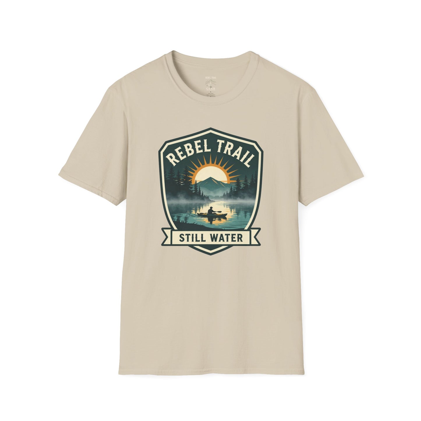 Rebel Trail Still Water T-Shirt — Outdoor Adventure Graphic Tee