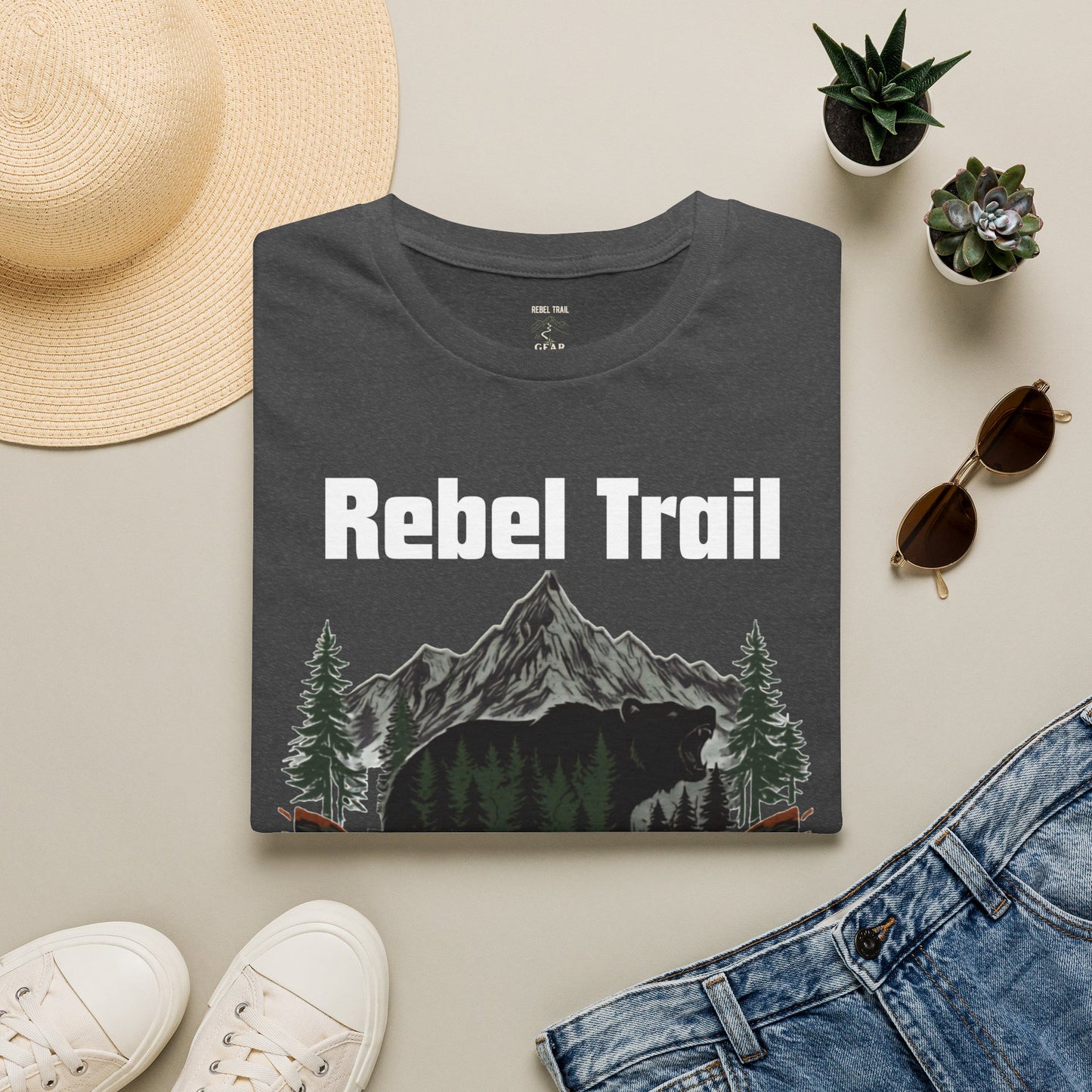 Special Edition - Rebel Trail T‑Shirt — Mountain Bear Forest Adventure Graphic Tee