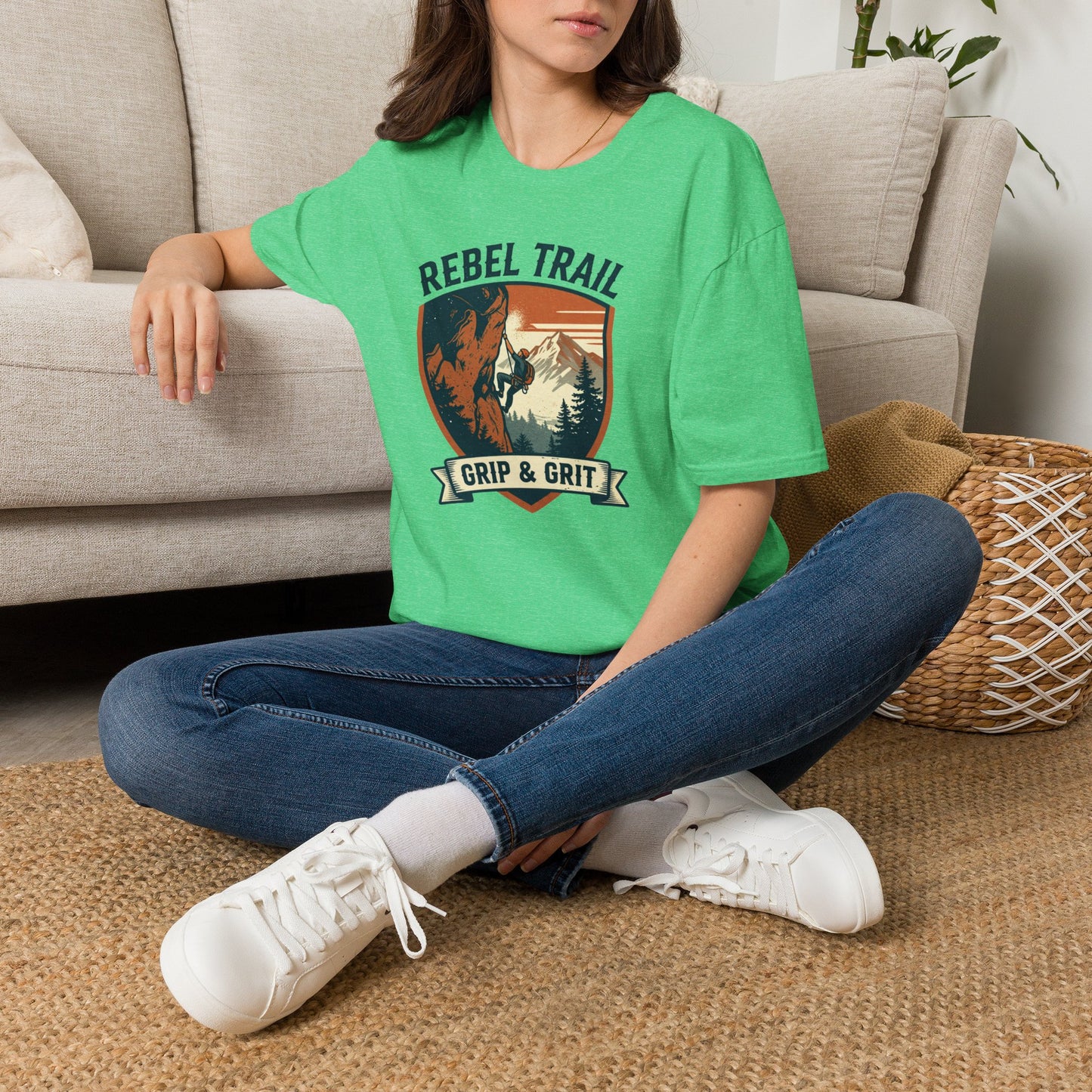Rebel Trail T-Shirt — Grip & Grit Mountain Adventure Tee