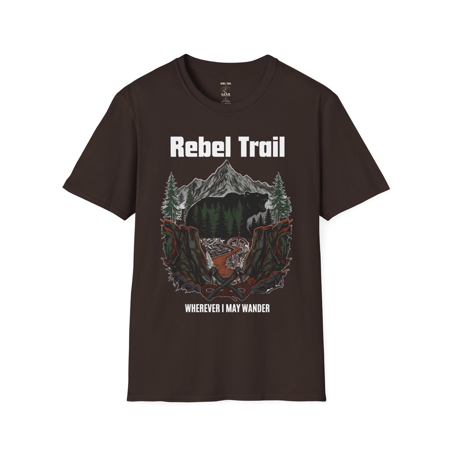 Special Edition - Rebel Trail T‑Shirt — Mountain Bear Forest Adventure Graphic Tee