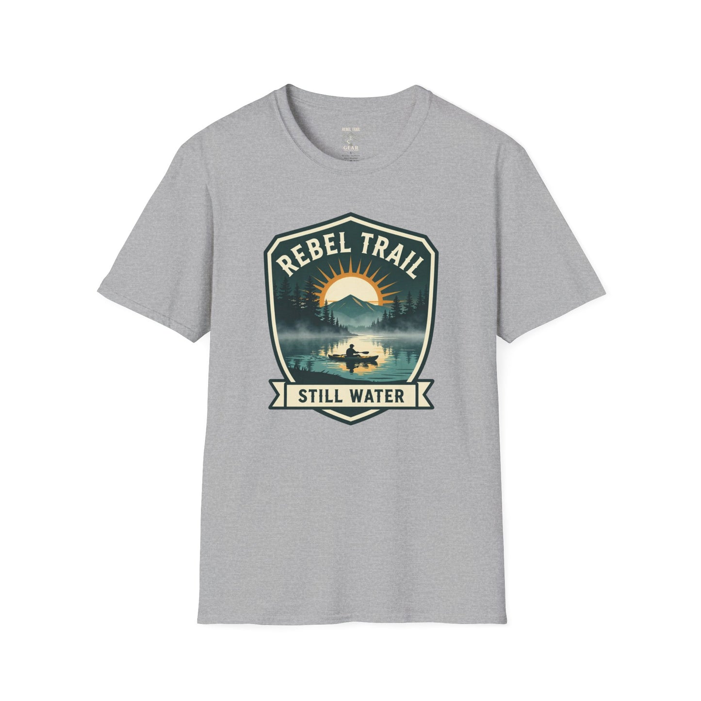 Rebel Trail Still Water T-Shirt — Outdoor Adventure Graphic Tee
