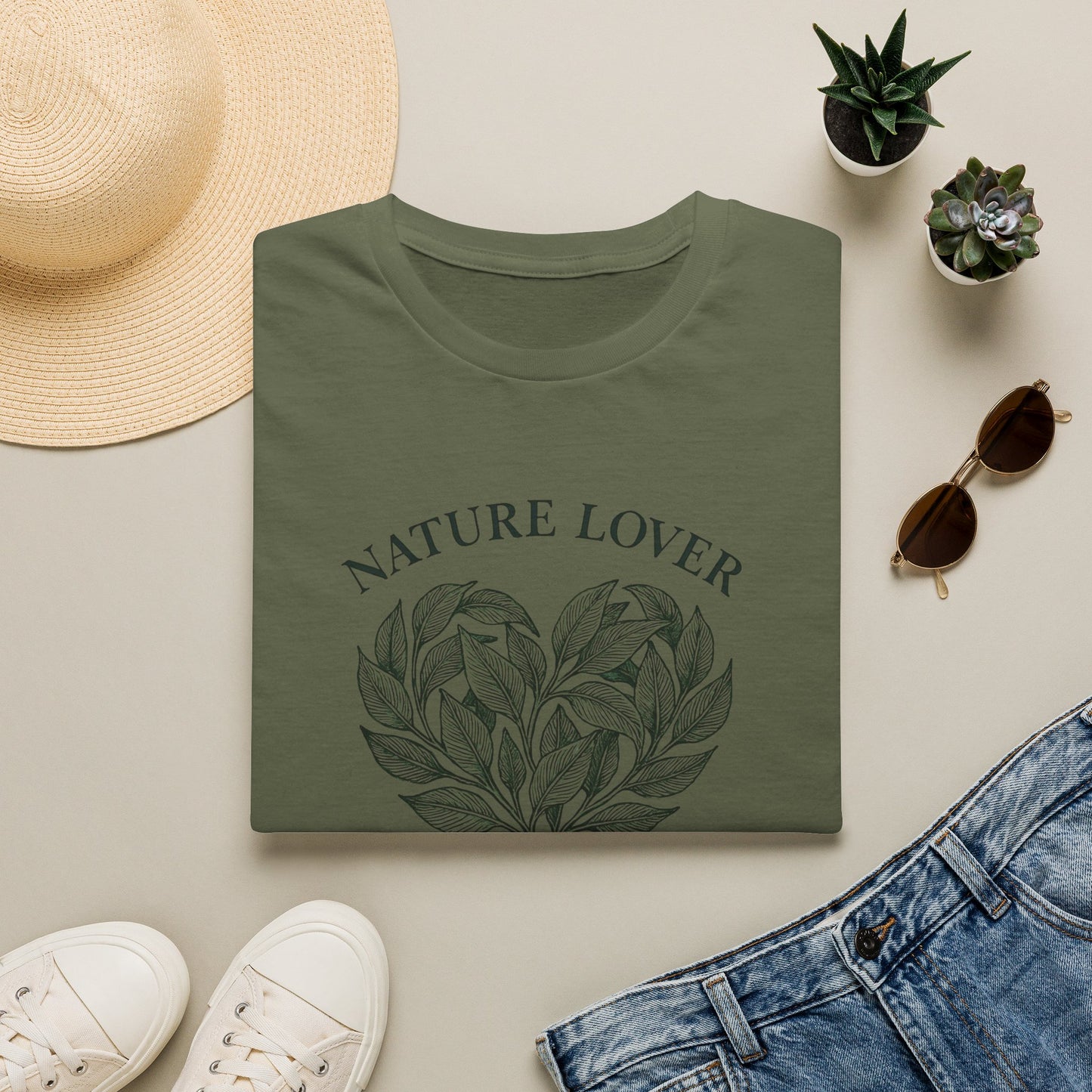 Specila Edition - Leafy Heart Logo T-Shirt