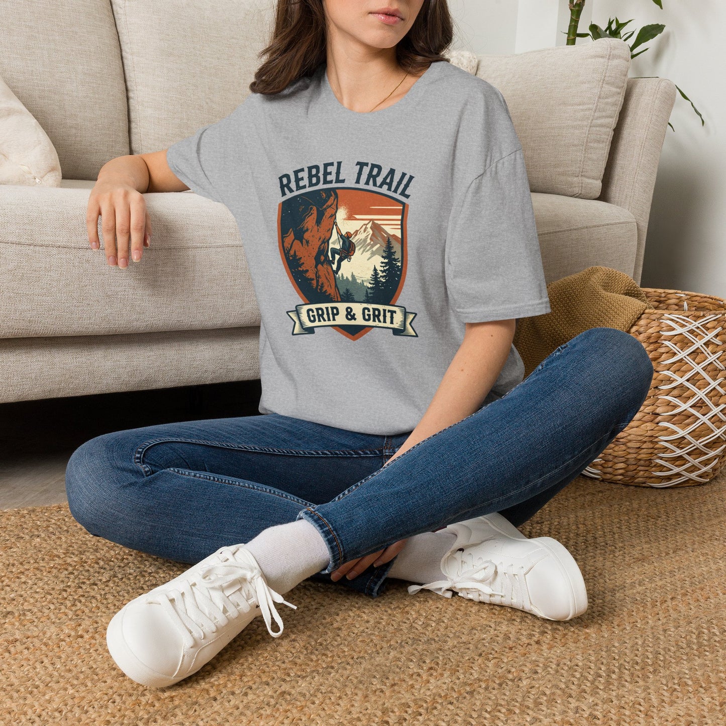 Rebel Trail T-Shirt — Grip & Grit Mountain Adventure Tee
