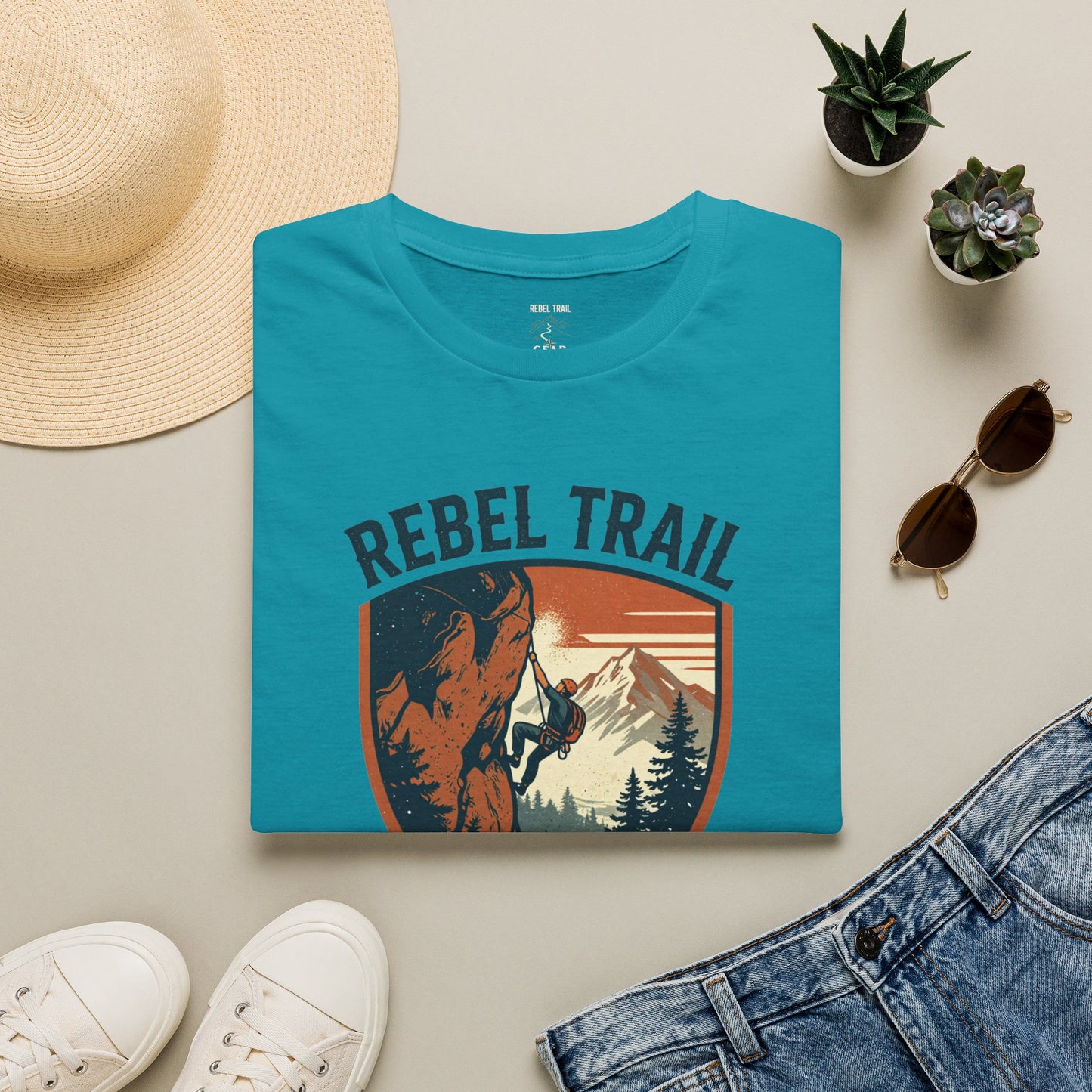 Rebel Trail T-Shirt — Grip & Grit Mountain Adventure Tee