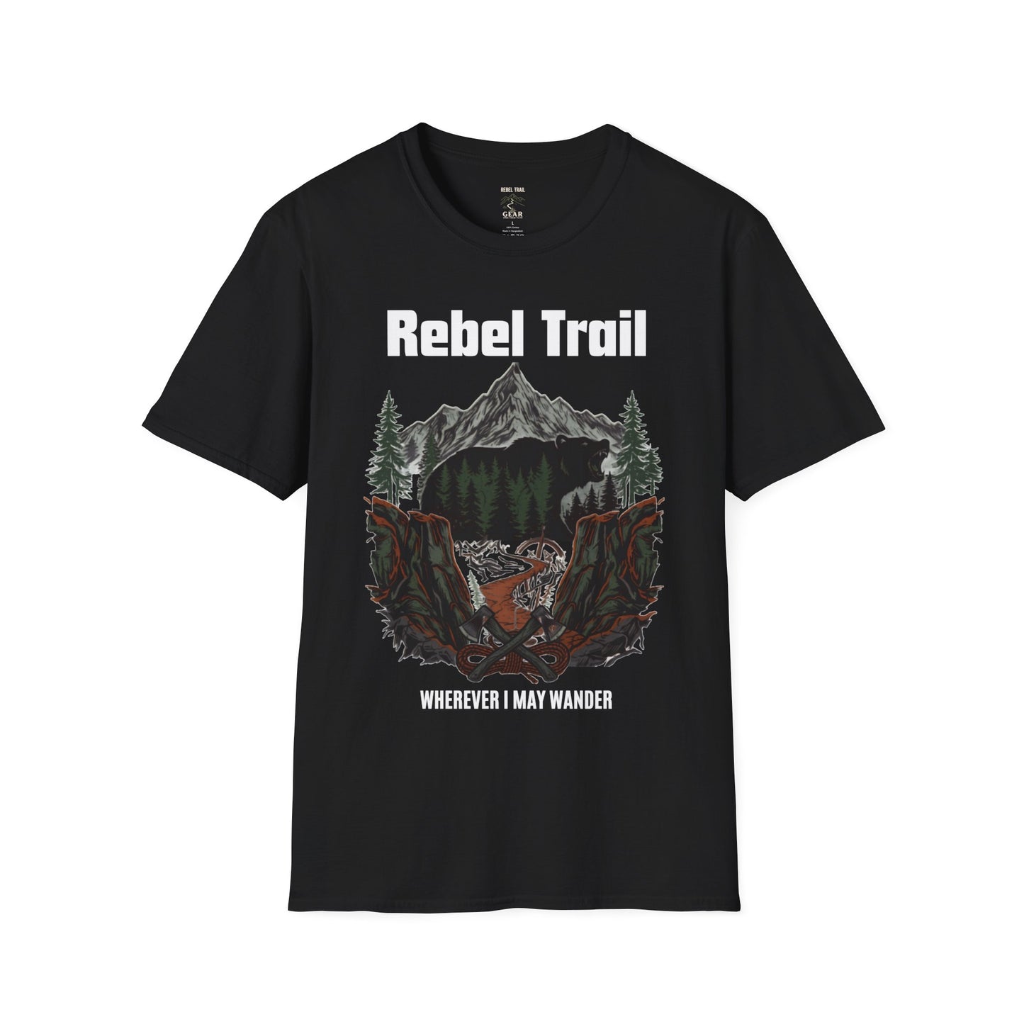 Special Edition - Rebel Trail T‑Shirt — Mountain Bear Forest Adventure Graphic Tee