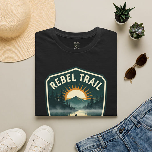 Rebel Trail Still Water T-Shirt — Outdoor Adventure Graphic Tee